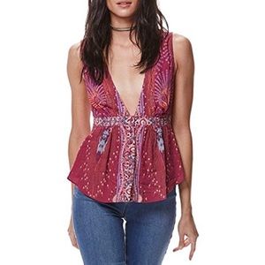 Free People The Siren Tank Top Blouse